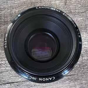 USED Canon 50mm EF F1.8 II Lens